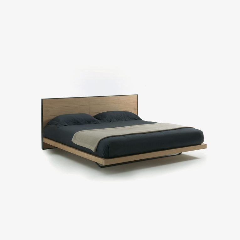 Letto legno listellare impiallacciato RIALTO BED 1